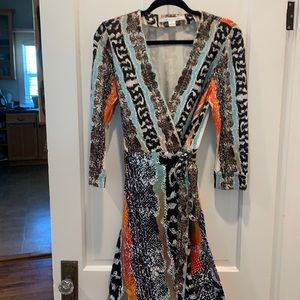 Diane von Furstenburg iconic wrap dress
